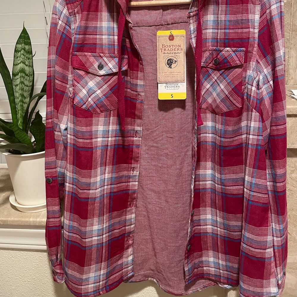 Boston Traders hoodie jacket/shacket